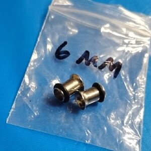 Stainless Steel Flared Ear Tunnel Set